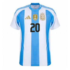 Billiga Argentina Alexis Mac Allister #20 Hemmatröja Copa America 2024 Kortärmad